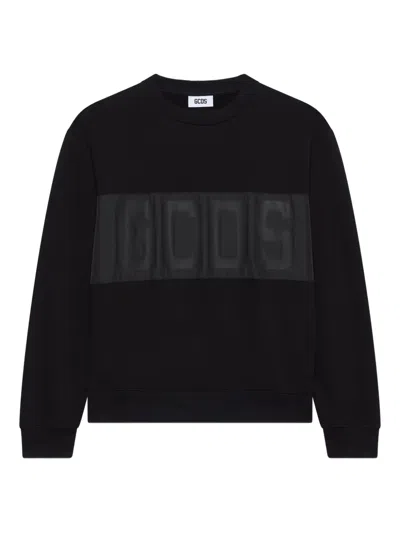 Gcds Sweatshirt Mit Logo In Black