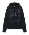 Gcds Logo-patch Hoodie In Black