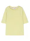 Gcds Logo-patch Short-sleeved T-shirt In Grün