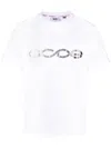 GCDS LOGO-PRINT COTTON T-SHIRT