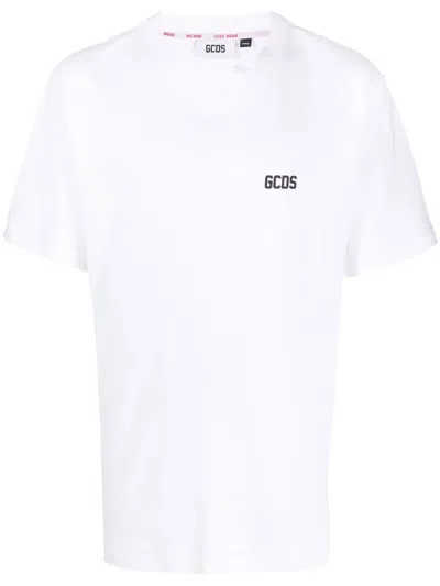GCDS LOGO-PRINT COTTON T-SHIRT