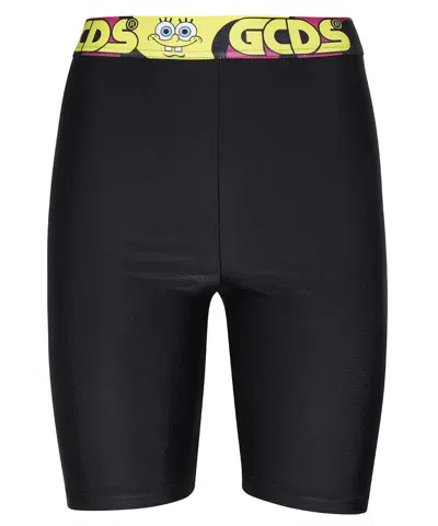 Gcds Logo Print Shorts In Black