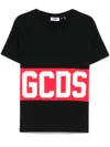 Gcds Logo-print T-shirt In Black