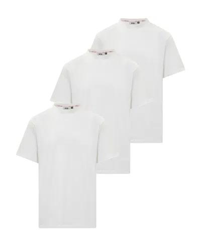 Gcds Logo-print T-shirt Three-pack In White
