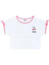 Gcds Logo-print T-shirt In White