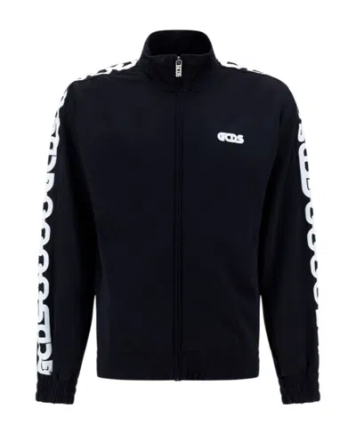 Gcds Logo-print Track Jacket In Black