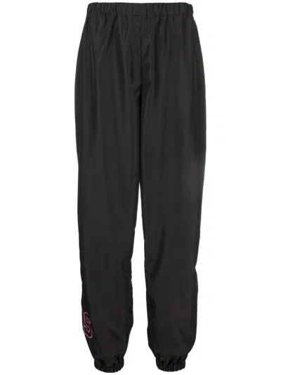 Gcds Logo-print Track Pants In Schwarz