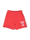 Gcds Logo-print Track Shorts In Red