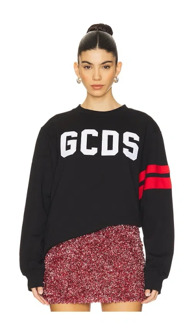 Gcds Rundhalsshirt In Black
