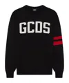 Gcds Sweater Logo Regular Sweater In Black