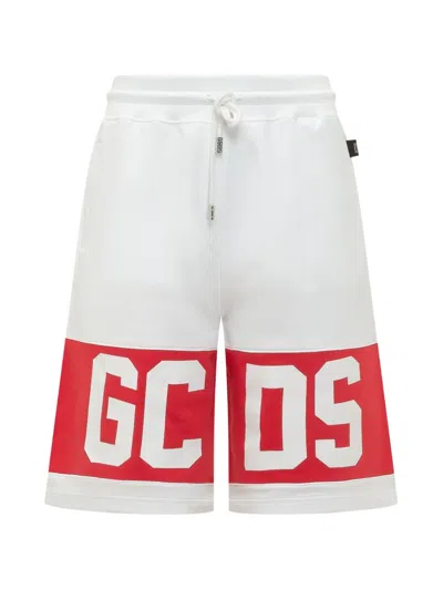 Gcds Logo Shorts In White