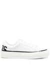 Gcds Logo-print Low-top Sneakers In White