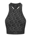 Gcds Logo Sports Vest In Black