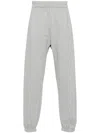 Gcds Embroidered-logo Track Pants In Grey
