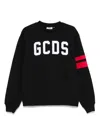 Gcds Sweater Logo Regular Sweater In Black