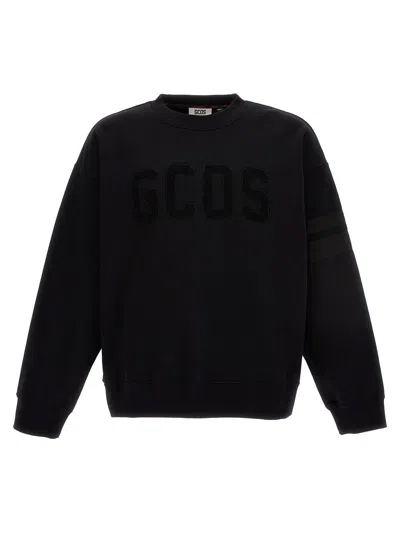 Gcds Logo Sweatshirt In Black