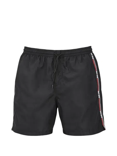 Gcds Logo Swim Shorts In Black