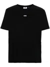 Gcds Logo T-shirt In 99 Nero