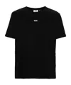 Gcds Logo T-shirt In Black