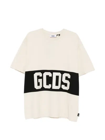 Gcds Logo T-shirt In White