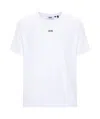 Gcds Logo-appliqqué Cotton T-shirt In White