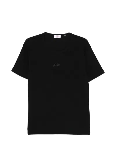 Gcds Logo T-shirt In Black