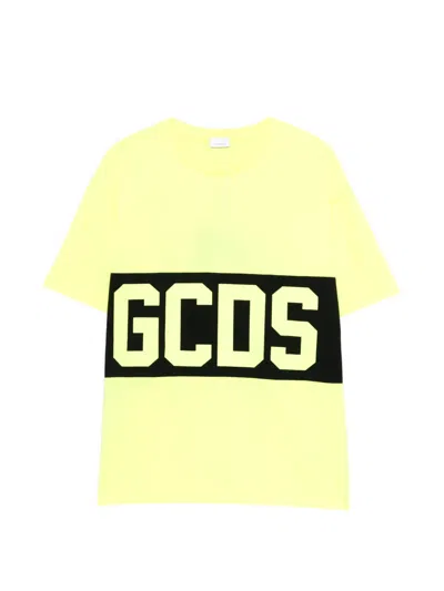 Gcds T-shirt Mit Logo In Yellow