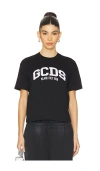 Gcds Logo Lounge T-shirt In Black