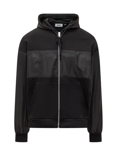 Gcds Zippe Men's Hoodie In Black