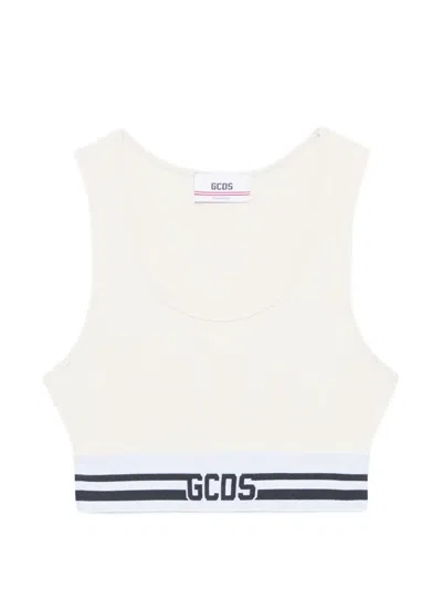 Gcds Logo-detail Crop Top In Multi