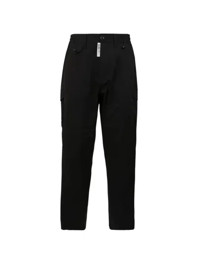 Gcds Logo-patch Cargo Pants In Black