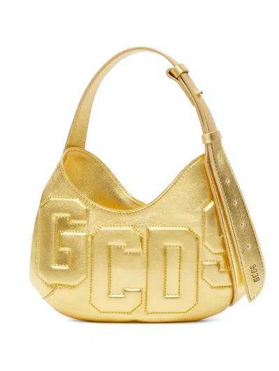 Gcds Logo-patch Shoulder Bag In Black