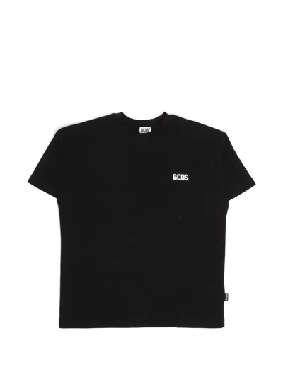 Gcds Logo-print T-shirt In Black