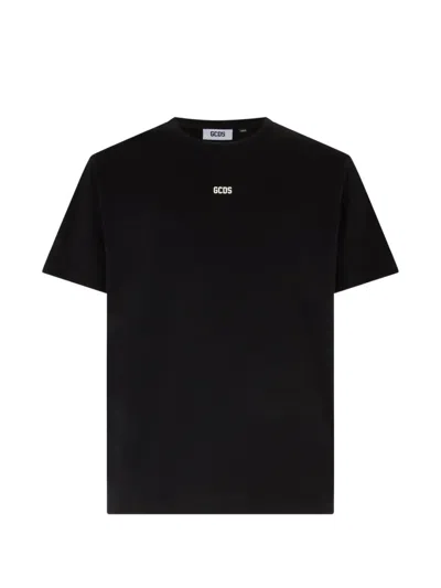 Gcds Logo-print T-shirt In Black
