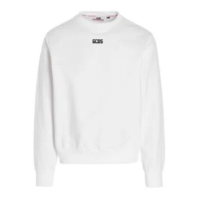 Gcds Long Sleeve Sweatshirt In White