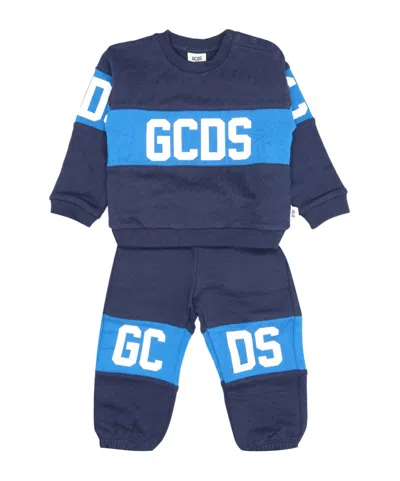 Gcds Long-sleeved Sports Suit In Blue