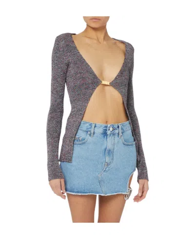 Gcds Long-sleeved Sweater In Multicolor