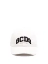 Gcds Logo-embroidered Cap In White
