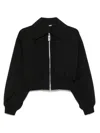 Gcds Lounge-logo Bomber Jacket In Black  