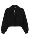 Gcds Lounge-logo Bomber Jacket In Black