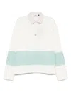 Gcds Lounge Logo Polo Shirt In Neutrals