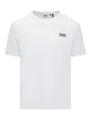 Gcds Low Band Logo Regular T-shirt In White