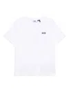 Gcds Cotton Logo Print Regular T-shirt In White