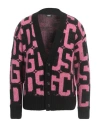 Gcds Man Cardigan Pink Size M Acrylic, Mohair Wool, Nylon, Wool