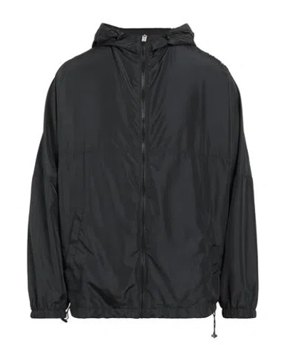 Gcds Man Jacket Black Size Xl Polyester