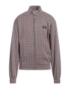 Gcds Man Jacket Brick Size M Polyester, Cotton In Red