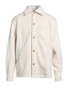 Gcds Man Jacket Off White Size L Polyester In Off White