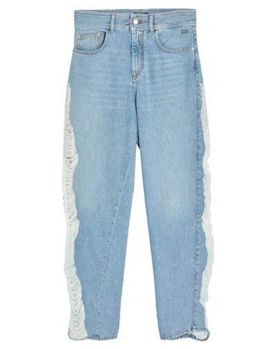 Gcds Man Jeans Blue Size 32 Cotton