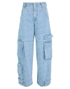 Gcds Man Jeans Blue Size 33 Cotton In Blue