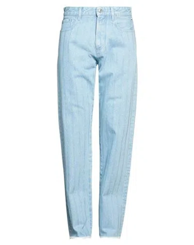 Gcds Man Jeans Blue Size 34 Cotton
